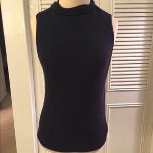 Black Tank Top with Turtleneck